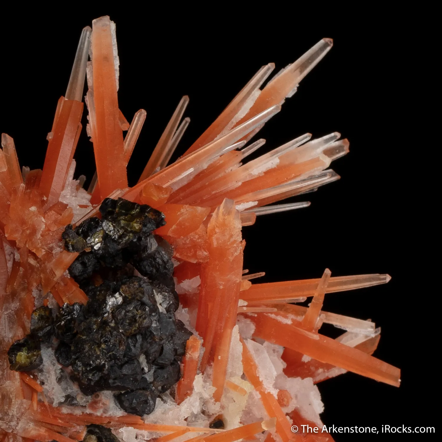 Red Quartz (included by Iron) with Sphalerite - image 4