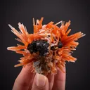 Red Quartz (included by Iron) with Sphalerite - image 2