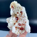 Red Spessartine Garner Crystal cluster on Matrix from Pakistan - image 8