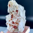 Red Spessartine Garner Crystal cluster on Matrix from Pakistan - image 4