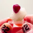 RED Spinel ON MARBLE — BURMA FIRE - image 1