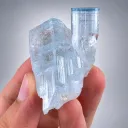 Rera Blue Cap Aquamarine Crystal, Pakistan Beyrl Specimen - image 1