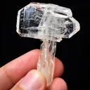 Rera Hammer Shaped Faden Quartz Crystal Transparent Pakistan Mineral - image 3