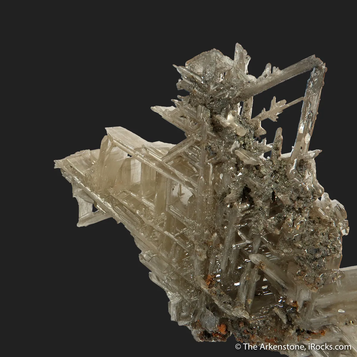 Reticulated (twinned) Cerussite - image 3