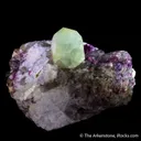 Rhodizite on Elbaite Tourmaline, Smoky Quartz, and Microcline - image 4