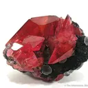 Rhodochrosite and Fluorite on Geothite - image 1