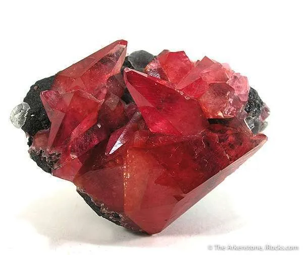 Rhodochrosite and Fluorite on Geothite - image 4