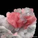 Rhodochrosite and Fluorite on Quartz - image 3