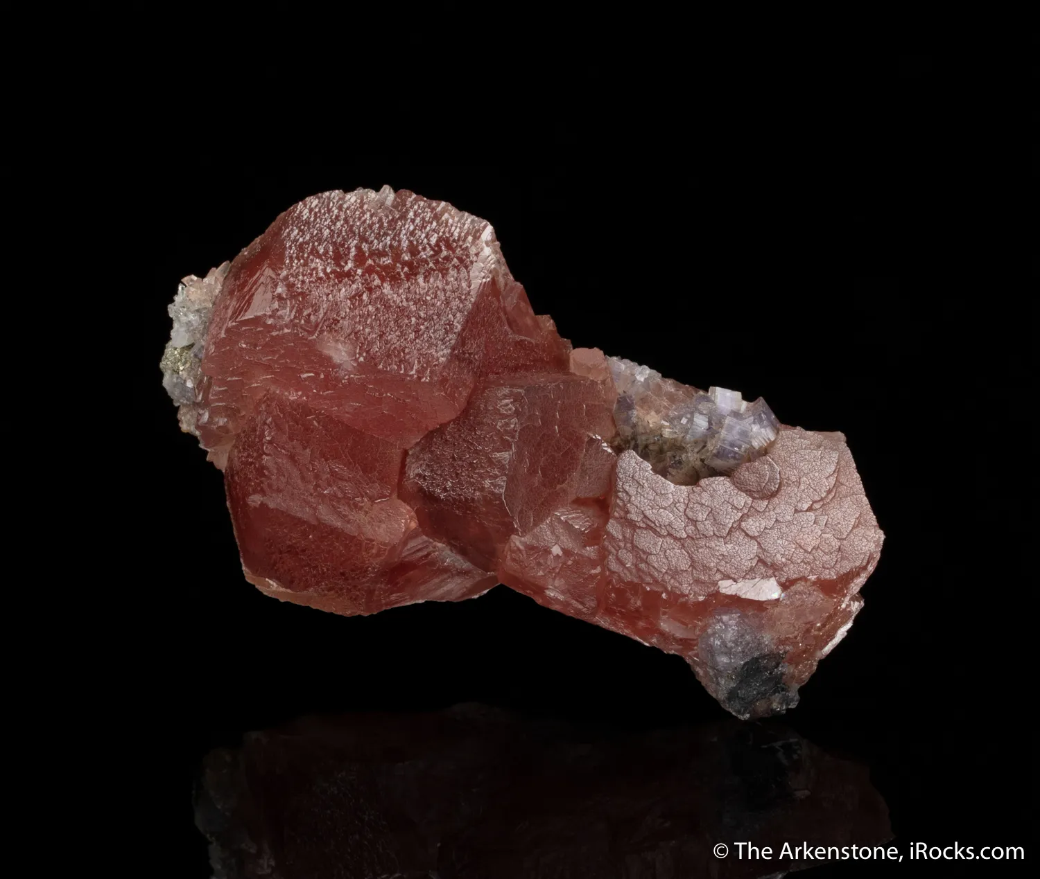 Rhodochrosite and Fluorite with Pyrite - image 1