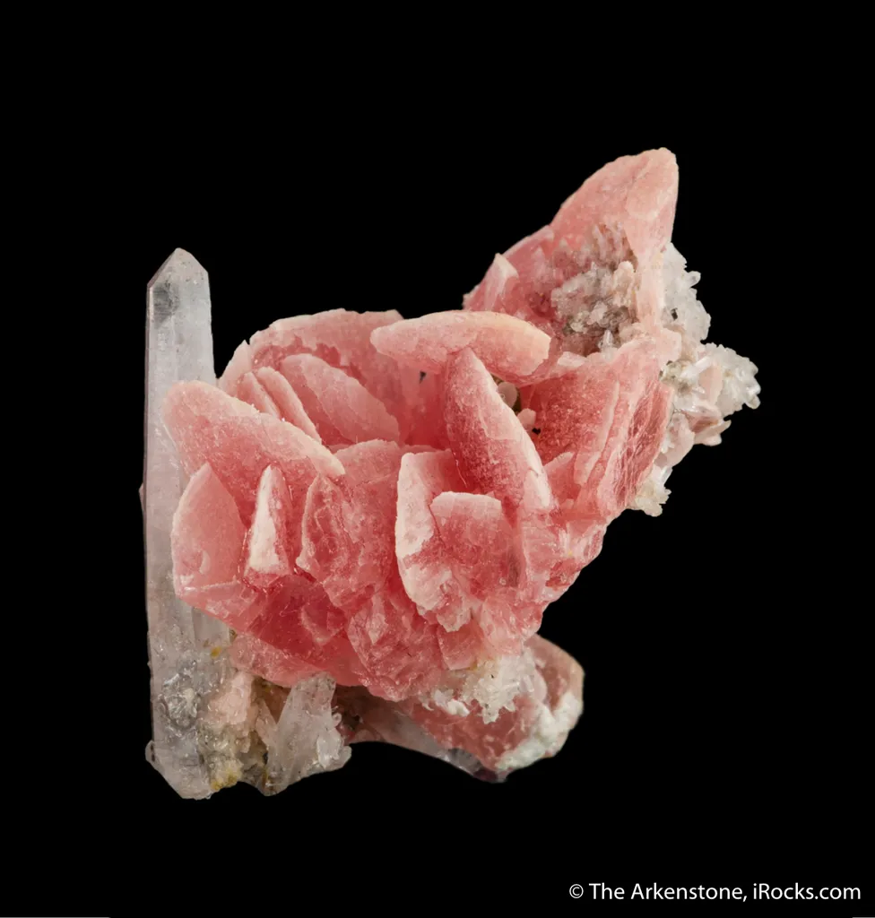 Rhodochrosite and Quartz image