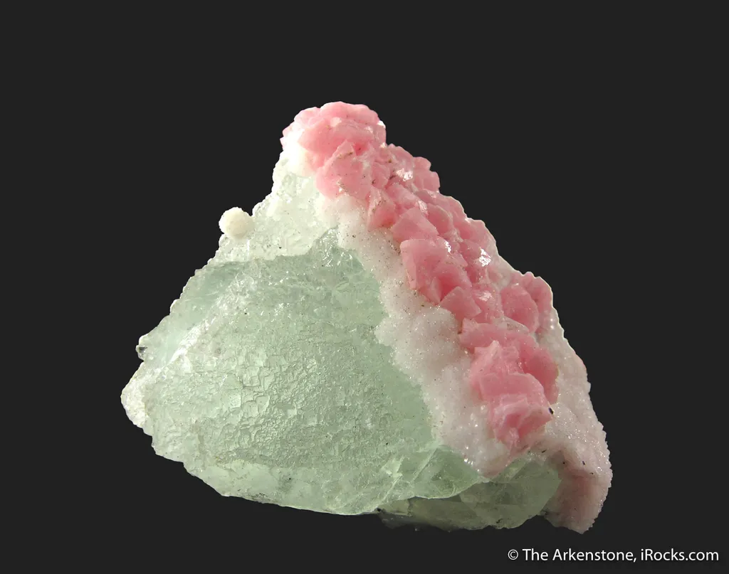 Rhodochrosite and Quartz on Fluorite - image 5