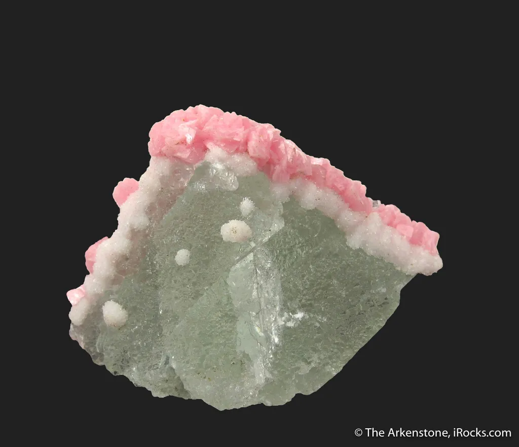 Rhodochrosite and Quartz on Fluorite - image 2