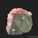 Rhodochrosite and Quartz on Fluorite - image 3