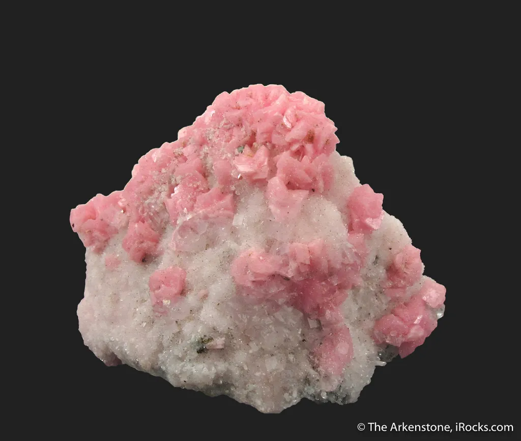 Rhodochrosite and Quartz on Fluorite - image 4