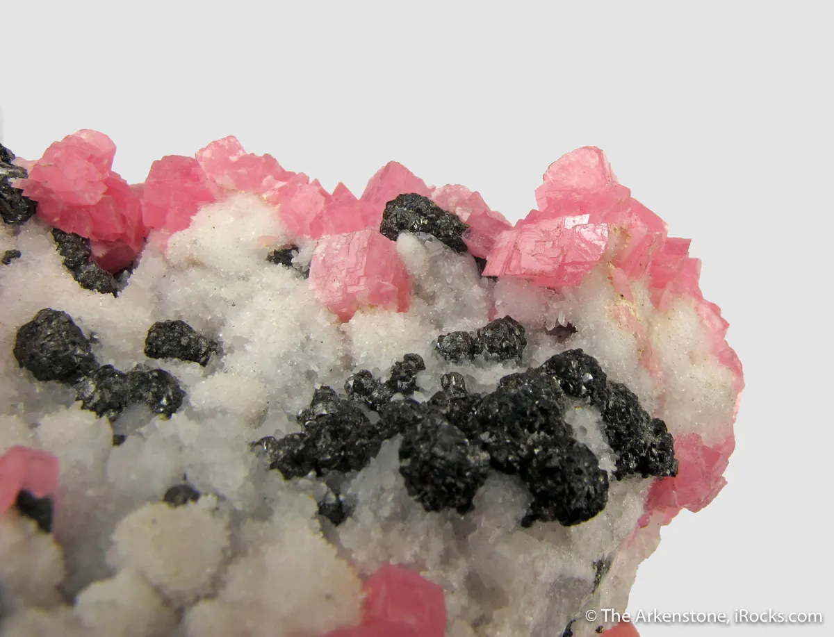 Rhodochrosite and Sphalerite on Quartz - image 3