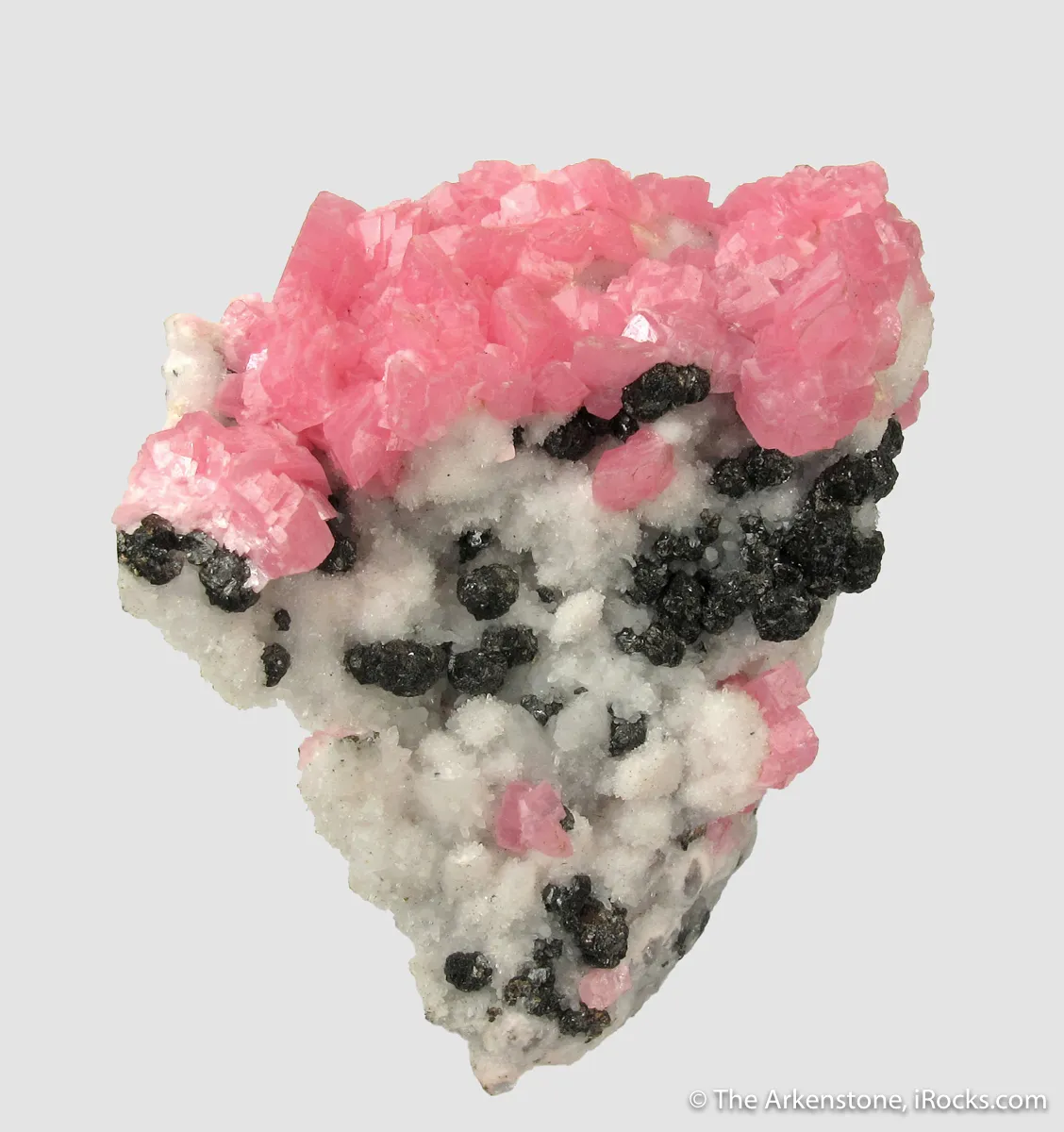 Rhodochrosite and Sphalerite on Quartz - image 5