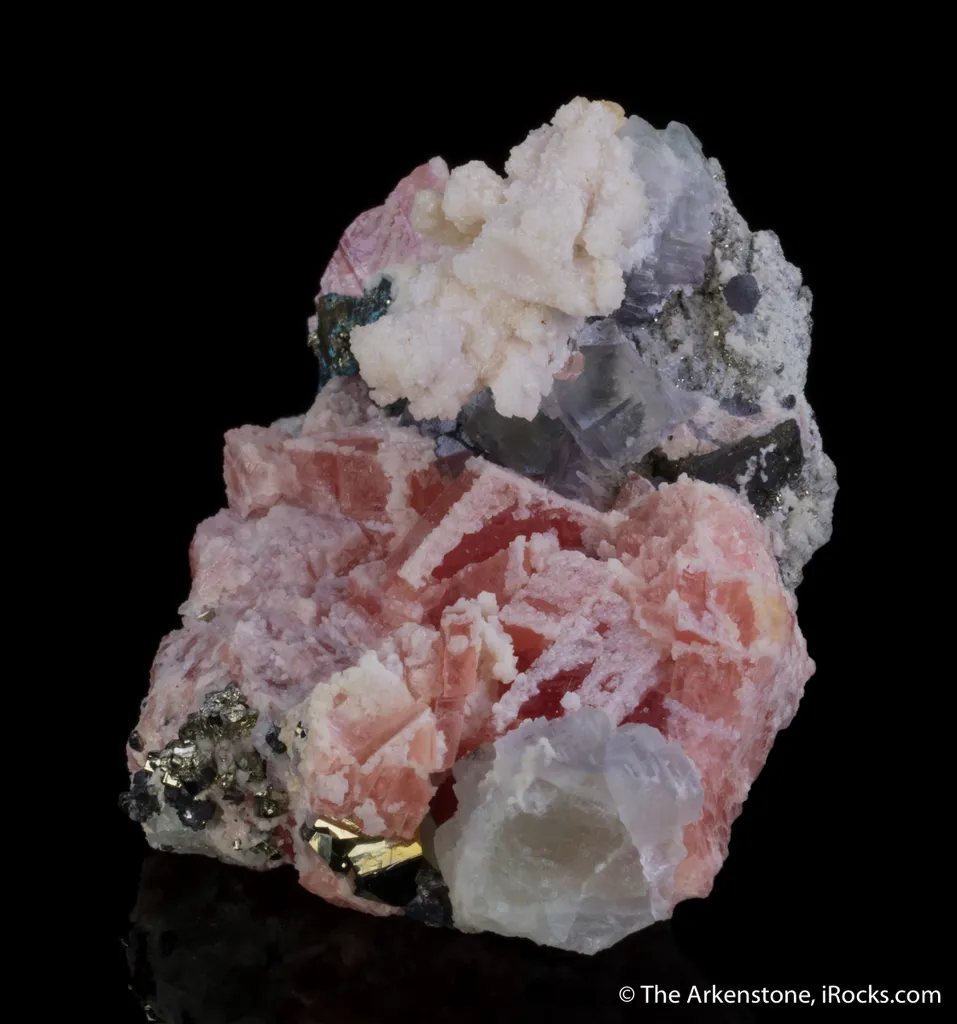 Rhodochrosite, Calcite, Fluorite, Tetrahedrite, Pyrite - image 5