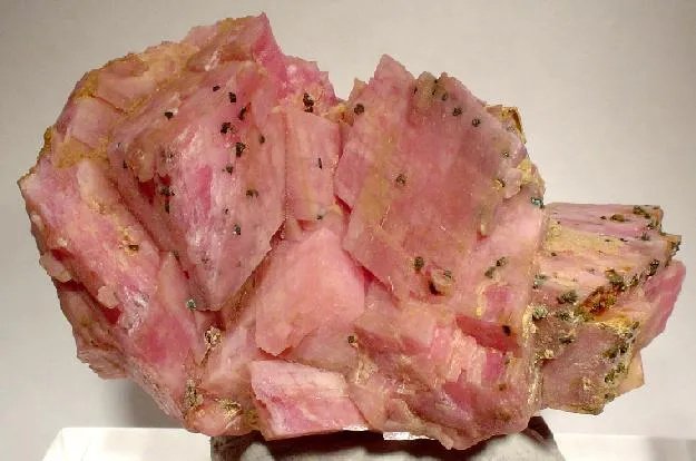 Rhodochrosite, Chalcopyrite image