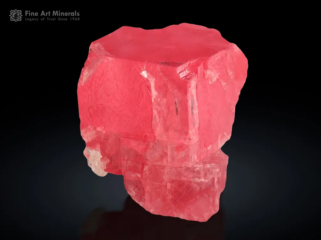 Rhodochrosite Crystal from Skardu Pakistan image
