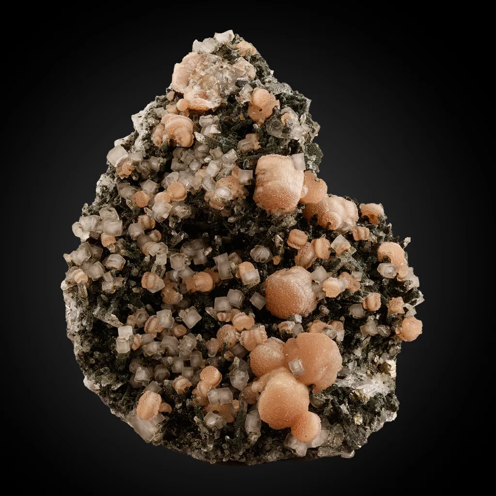 Rhodochrosite, Fluorapatite image