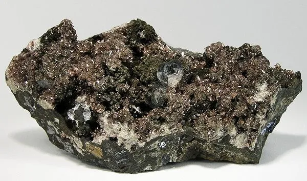 Rhodochrosite, Fluorite image