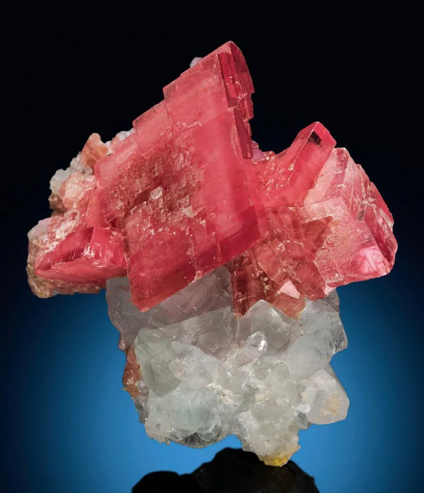 Rhodochrosite, Fluorite - image 1