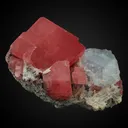 Rhodochrosite, Fluorite - image 1
