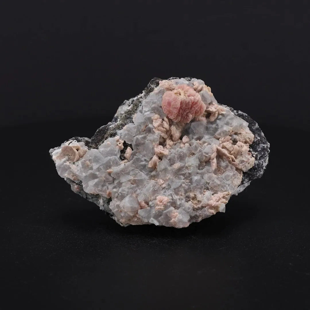 Rhodochrosite, Fluorite - image 2