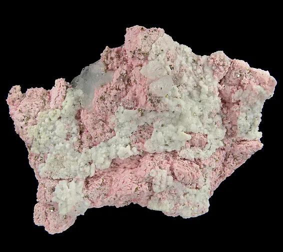 Rhodochrosite, Fluorite image