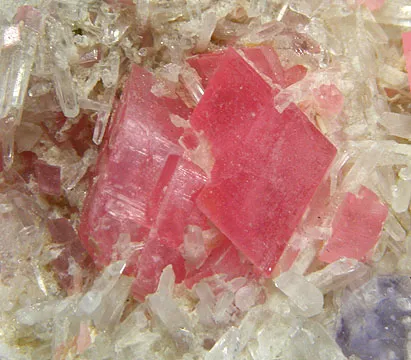 Rhodochrosite, Fluorite, Quartz - image 2