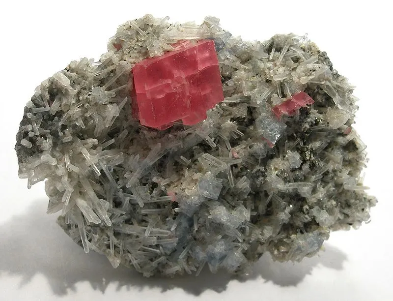 Rhodochrosite, Fluorite, Quartz - image 1