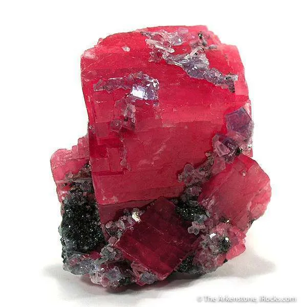Rhodochrosite, Fluorite, Quartz - image 1