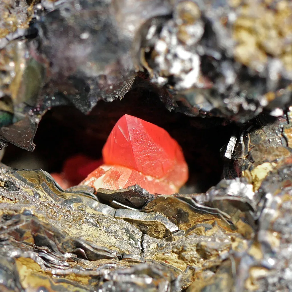 Rhodochrosite from Grube Wolf, Herdorf, siegerland, Germany - image 3