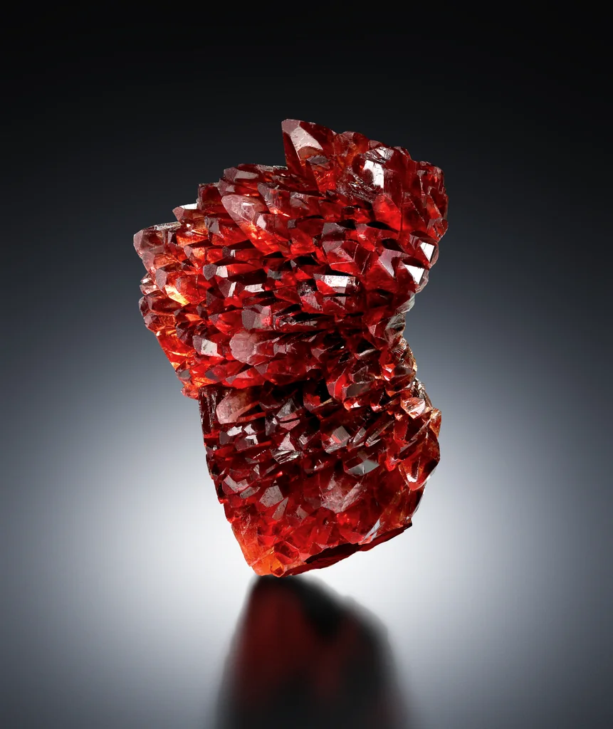 Rhodochrosite from N'Chwaning Mines, Northern Cape, South Africa image