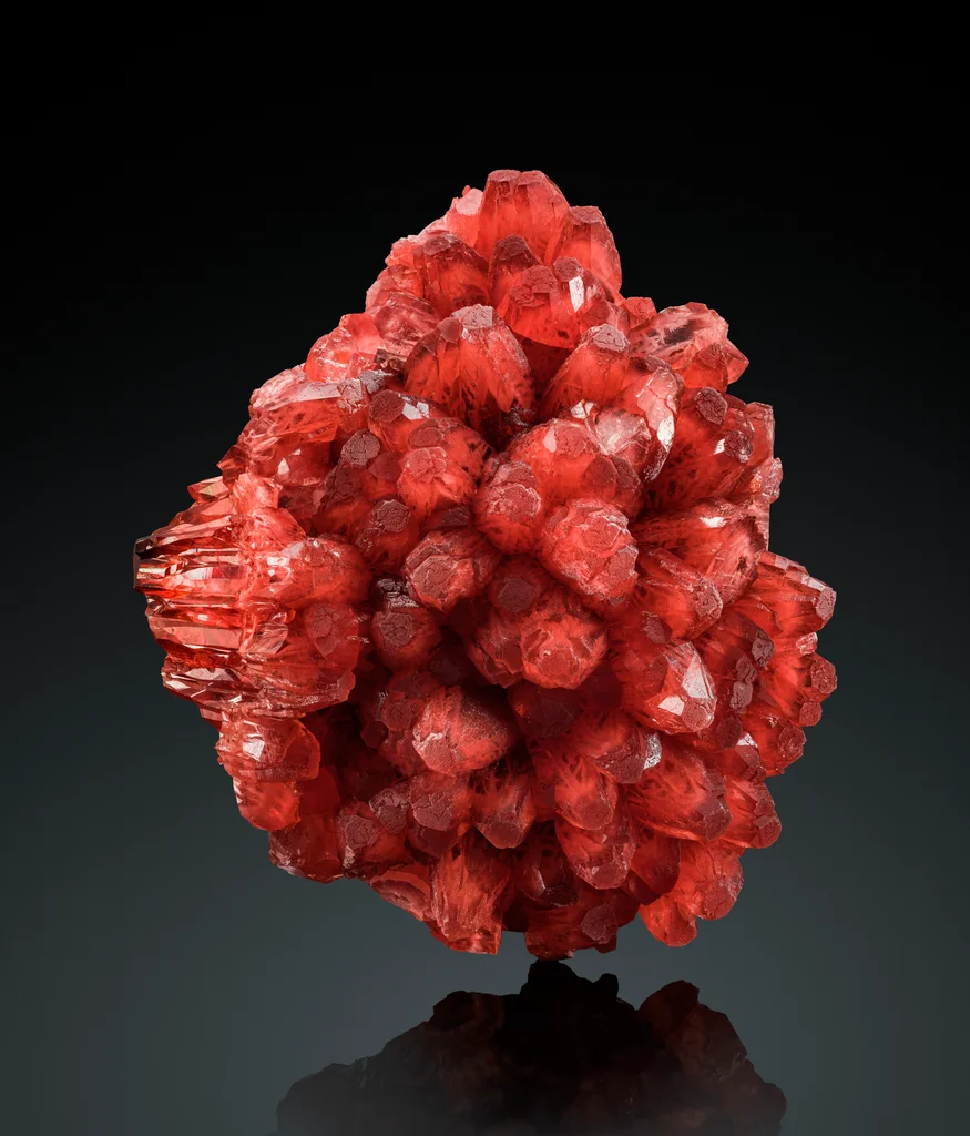 Rhodochrosite from N'Chwaning Mines, Northern Cape, South Africa image