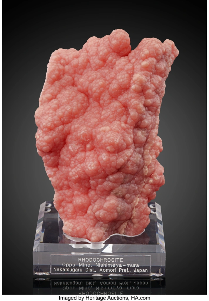 Rhodochrosite from Oppu Mine, Aomori Prefecture, Japan image