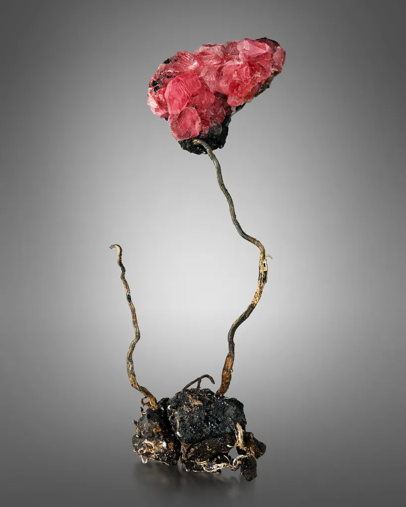 Rhodochrosite from Peru, Lima, Uchucchacua Mine image