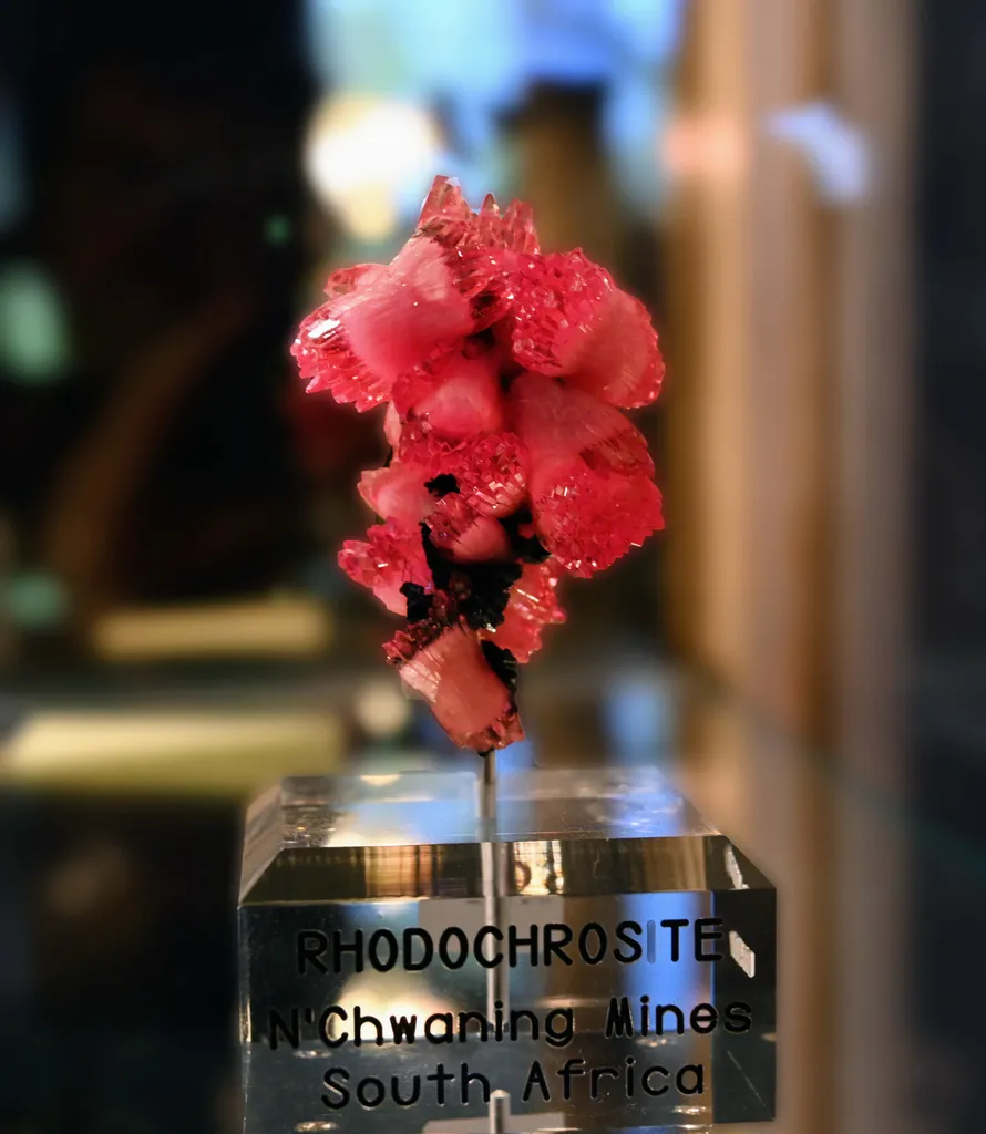 Rhodochrosite from South Africa, Northern Cape, N'Chwaning Mines image