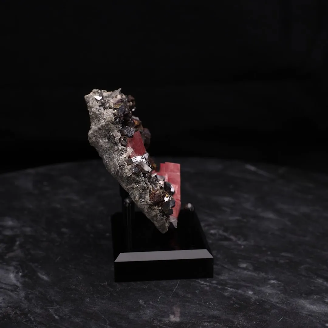 Rhodochrosite, Galena, Bornite - image 2