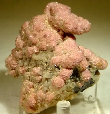 Rhodochrosite, Galena image