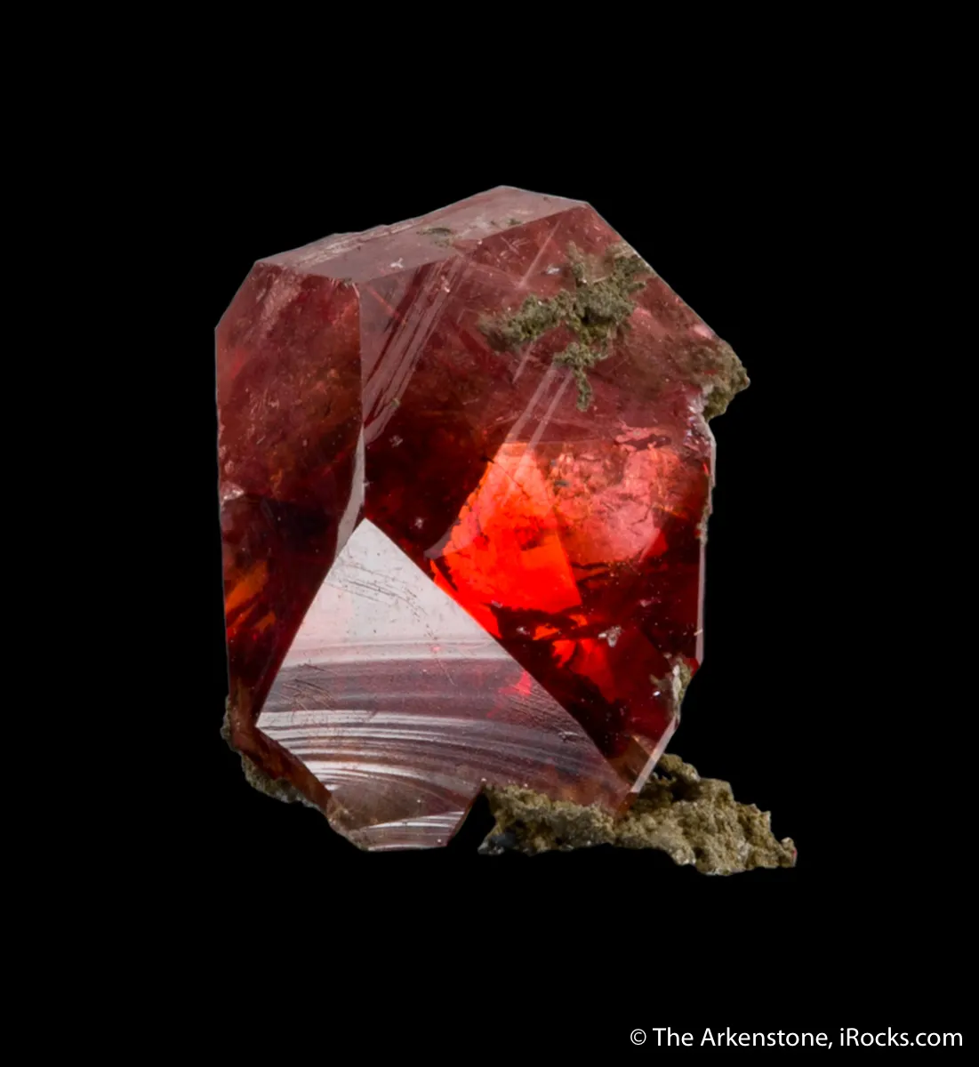 Rhodochrosite gem crystal - image 1
