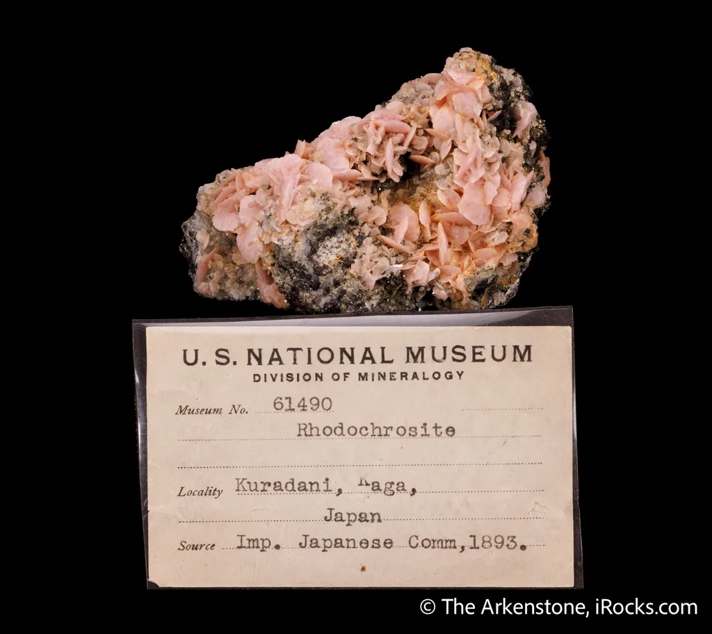 Rhodochrosite (Gift: Empire of Japan to USA in 1893) image