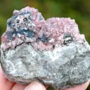Rhodochrosite & Goethite 372 grams - Uchucchacua Mine, Oyon Province, Lima, Peru - image 2