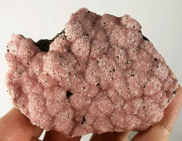 Rhodochrosite, Hematite image
