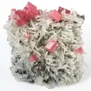 Rhodochrosite, Hubnerite, Quartz - image 2