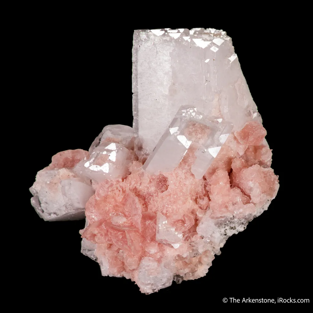 Rhodochrosite intergrown with Baryte - image 4