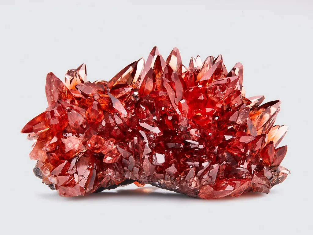 Rhodochrosite  N’Chwaning Mines, Kuruman, Kalahari Manganese Field, Northern Cape, South Africa image