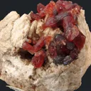 Rhodochrosite on Baryte - image 4