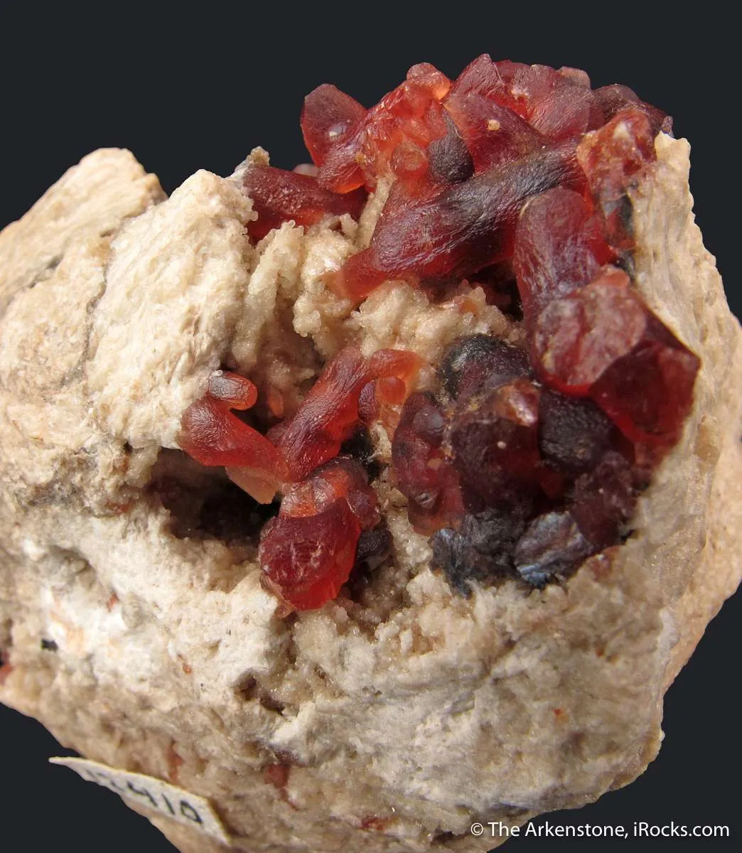 Rhodochrosite on Baryte - image 4