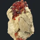 Rhodochrosite on Baryte - image 3